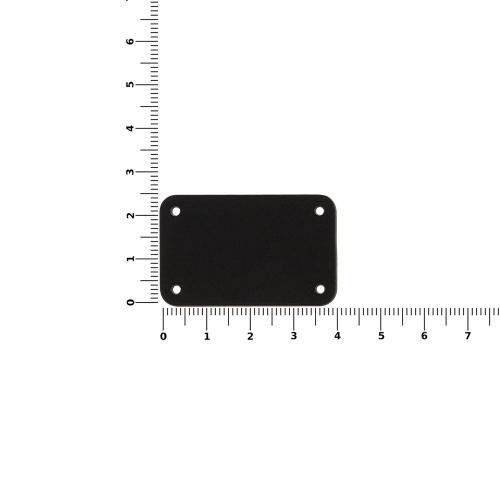 Лейбл из ПВХ Kreta, S, черный фото 2 Лейбл из ПВХ Kreta, S, черный фото 2