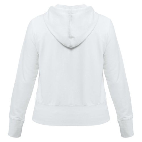 Толстовка женская Hooded Full Zip белая фото 4