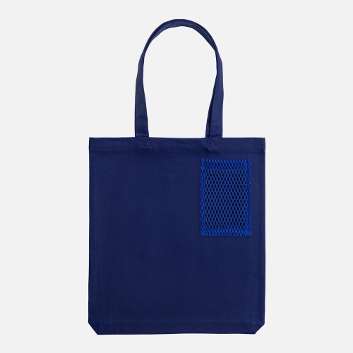 Карман из крупной сетки Pose, синий фото 3