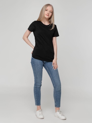Футболка женская T-bolka Lady, черная фото 10 Футболка женская T-bolka Lady, черная фото 10