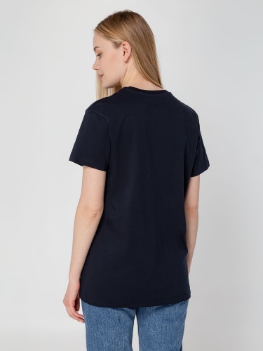 Футболка унисекс T-Bolka 160, темно-синяя фото 10