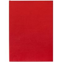Ежедневник Flat Light, недатированный, красный