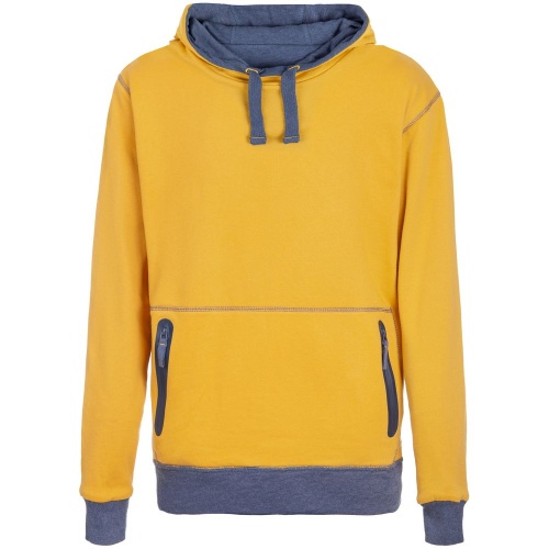 Двусторонняя толстовка Revers, синяя с желтым фото 4 Двусторонняя толстовка Revers, синяя с желтым фото 4