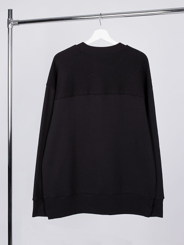 Свитшот оверсайз унисекс Vozduh, черный фото 2