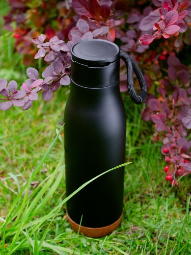 Термобутылка Steady, черная фото 9 Термобутылка Steady, черная фото 9