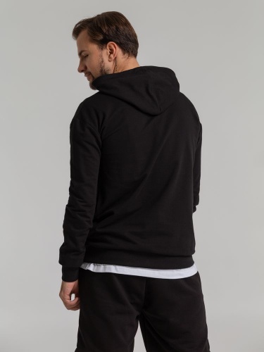 Толстовка с капюшоном Unit Kirenga, черная фото 7 Толстовка с капюшоном Unit Kirenga, черная фото 7