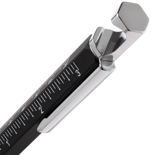 Ручка шариковая Numeric, мультиинструмент, черная фото 3 Ручка шариковая Numeric, мультиинструмент, черная фото 3