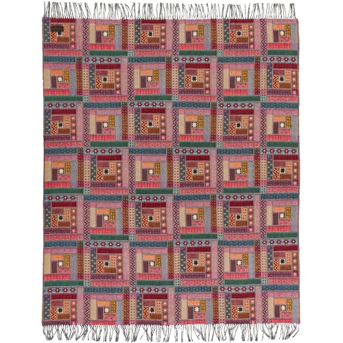 Плед Baltimora, бордовый фото 6