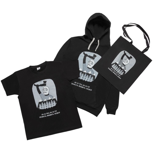 Холщовая сумка «Хардкор», черная фото 8