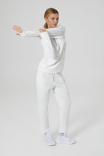 Худи унисекс Begi, молочно-белое фото 4 Худи унисекс Begi, молочно-белое фото 4