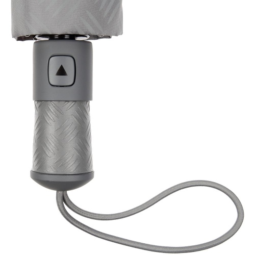 Зонт складной Hard Work, серый фото 6