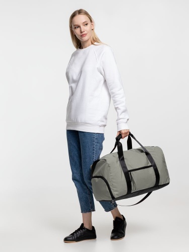 Сумка дорожная urbanPulse, серая фото 5