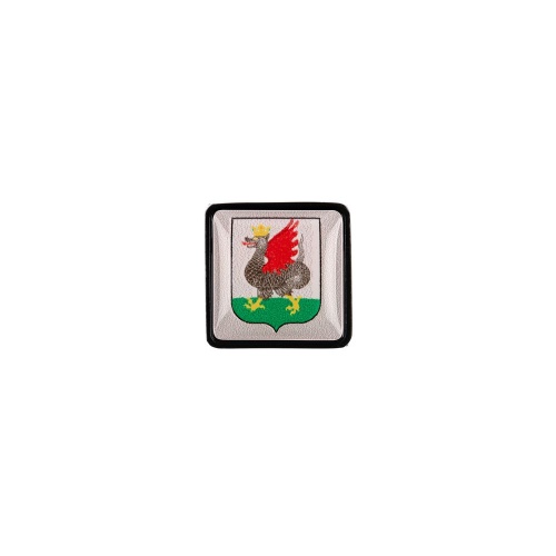 Шильдик на резинку с наклейкой «Казань», черный Шильдик на резинку с наклейкой «Казань», черный