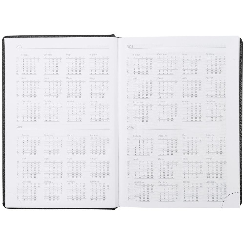 Ежедневник Sagrin, недатированный, черный фото 5