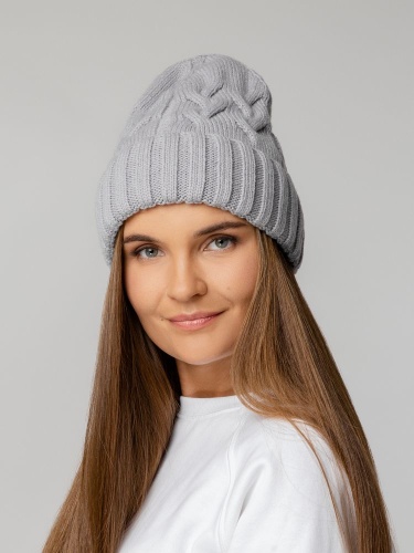 Шапка Loren, серая фото 6 Шапка Loren, серая фото 6