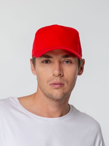 Бейсболка Standard, красная фото 5 Бейсболка Standard, красная фото 5