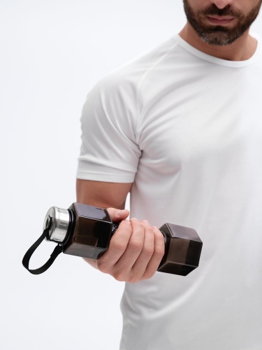 Бутылка для воды Hantelis, черная фото 7 Бутылка для воды Hantelis, черная фото 7