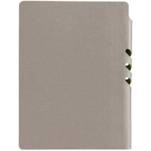 Ежедневник Flexpen, недатированный, серебристо-зеленый фото 6 Ежедневник Flexpen, недатированный, серебристо-зеленый фото 6