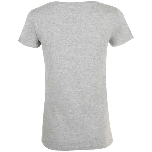 Футболка женская Mia, серый меланж фото 3