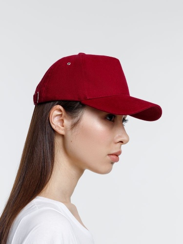 Бейсболка Standard, бордовая фото 3 Бейсболка Standard, бордовая фото 3