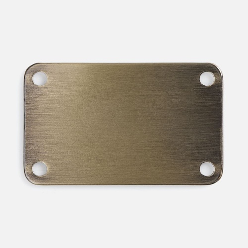 Шильдик металлический Furo, бронзовый Шильдик металлический Furo, бронзовый