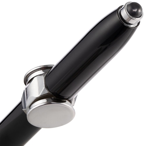 Ручка-спиннер Flipen с фонариком, черная фото 3