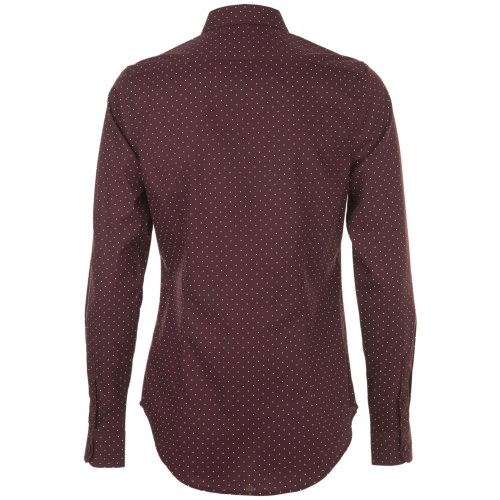 Рубашка женская Becker Women, бордовая с белым фото 3 Рубашка женская Becker Women, бордовая с белым фото 3