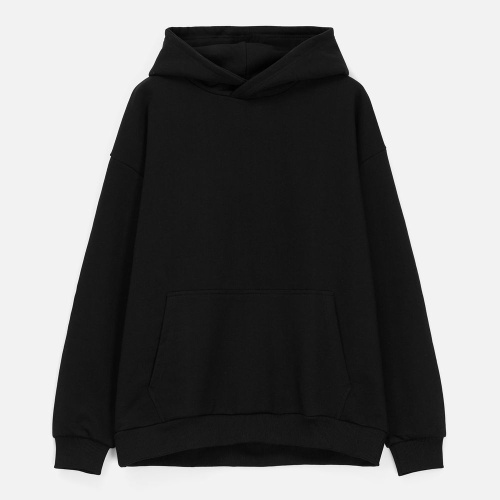 Худи унисекс оверсайз Daylero, черное фото 2 Худи унисекс оверсайз Daylero, черное фото 2