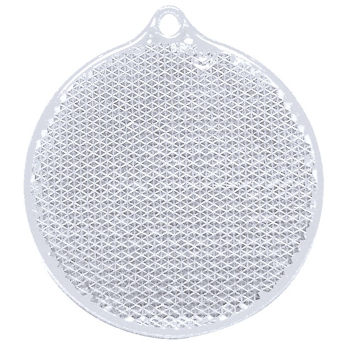 Пешеходный светоотражатель «Круг», белый Пешеходный светоотражатель «Круг», белый