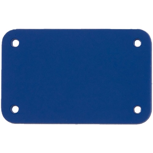 Лейбл из ПВХ Kreta, S, синий фото 2