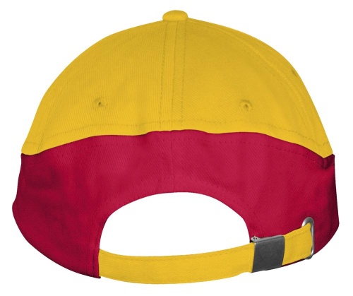 Бейсболка Booster, желтая с красным фото 4