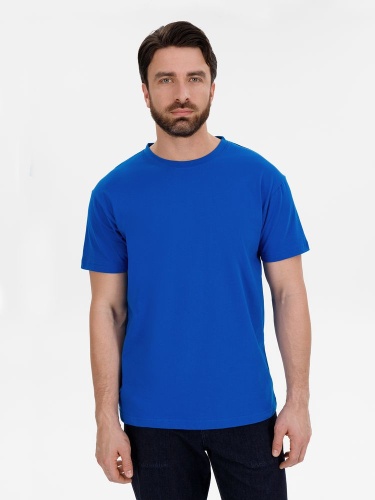 Футболка унисекс T-Bolka 180, синяя фото 2