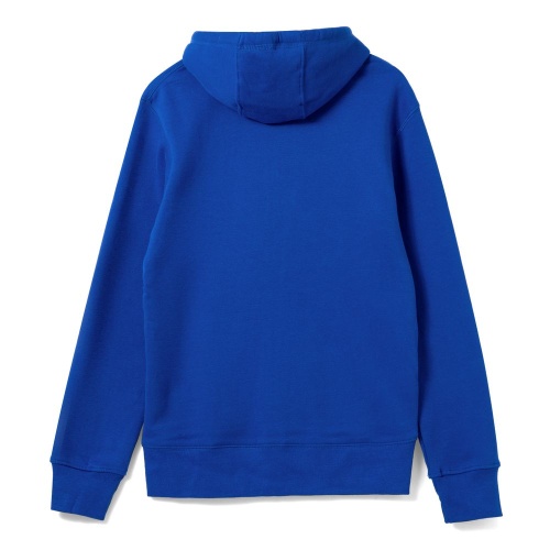 Толстовка на молнии с капюшоном унисекс King, ярко-синяя фото 3