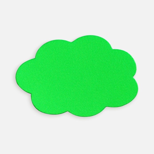 Наклейка тканевая Lunga Calum, L, зеленый неон фото 2 Наклейка тканевая Lunga Calum, L, зеленый неон фото 2