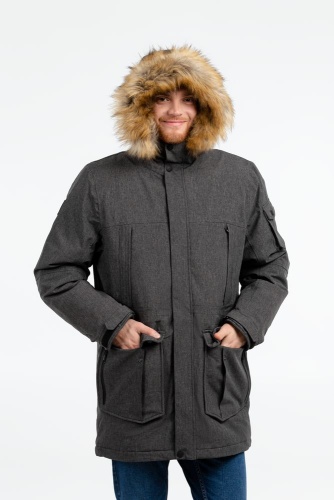 Парка мужская Explorer, серый меланж фото 15 Парка мужская Explorer, серый меланж фото 15