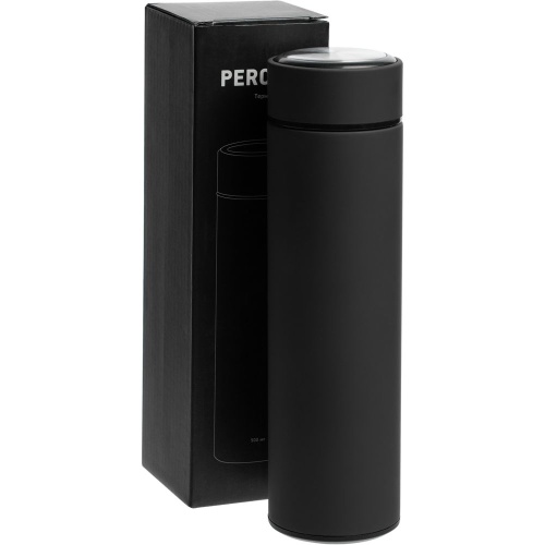 Термос с ситечком Percola, черный фото 7 Термос с ситечком Percola, черный фото 7