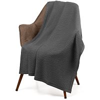 Плед Ornato, серый (дымчатый)