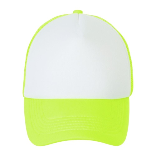 Бейсболка Bubble, желтый неон с белым фото 3 Бейсболка Bubble, желтый неон с белым фото 3