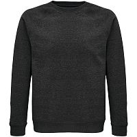 Свитшот унисекс Space, черный меланж