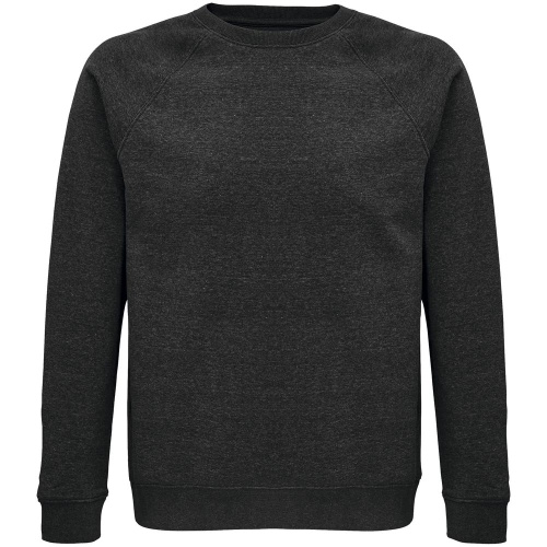 Свитшот унисекс Space, черный меланж