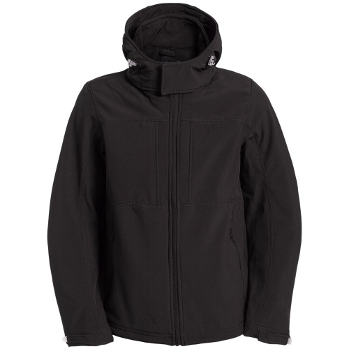 Куртка мужская Hooded Softshell черная Куртка мужская Hooded Softshell черная