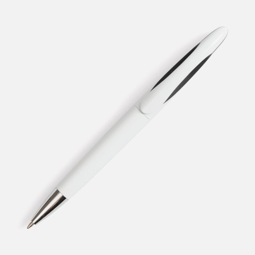 Ручка шариковая Nave, белая с черным фото 2 Ручка шариковая Nave, белая с черным фото 2