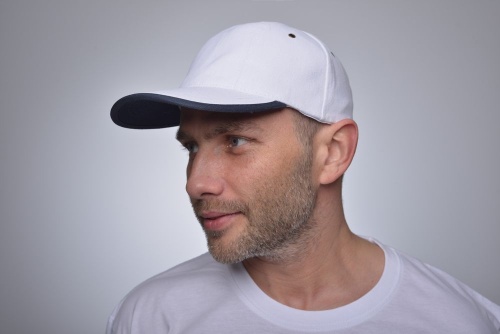 Бейсболка Unit Trendy, темно-синяя с бежевым фото 7 Бейсболка Unit Trendy, темно-синяя с бежевым фото 7