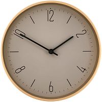 Часы настенные Jewel, серый и матовое золото
