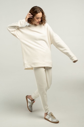 Свитшот унисекс S2, молочно-белый фото 2 Свитшот унисекс S2, молочно-белый фото 2