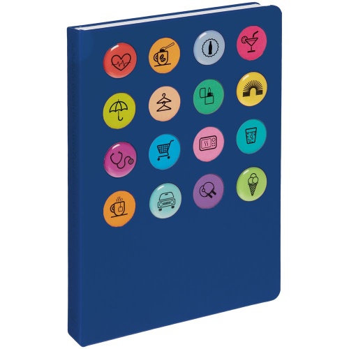 Ежедневник «История изобретений», недатированный, синий Ежедневник «История изобретений», недатированный, синий