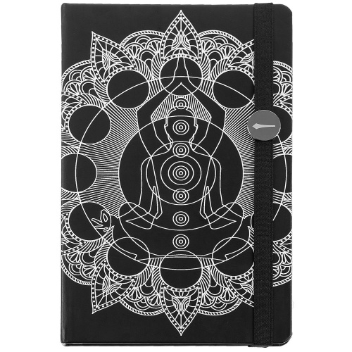 Ежедневник Chakraday, недатированный, черный Ежедневник Chakraday, недатированный, черный