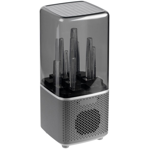 Беспроводная колонка с подсветкой citySound, черная фото 3