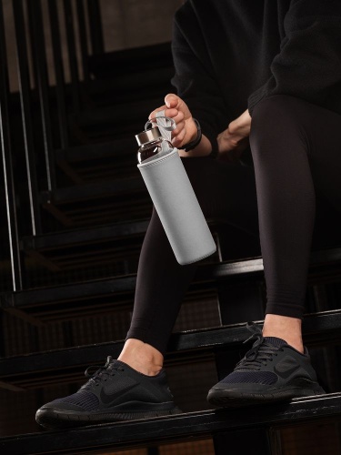 Бутылка для воды Sleeve Ace, серая фото 3