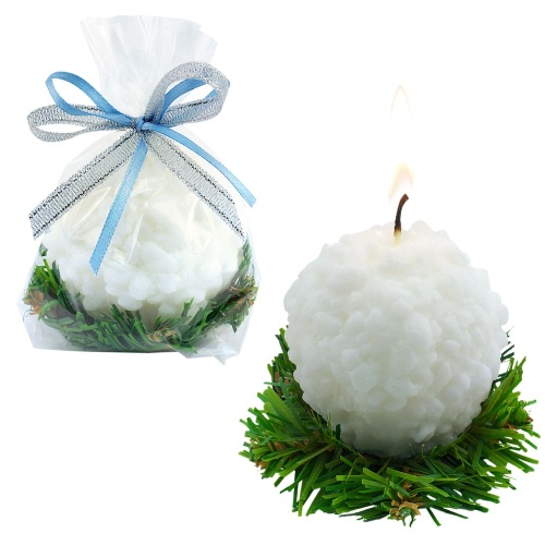 Свеча «Снежок» фото 3 Свеча «Снежок» фото 3
